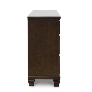 Ashley Furniture SM Danabrin Wood 7-Drawer Dresser in Brown