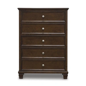 Ashley Furniture SM Danabrin Wood Chest w/5 Drawers, Brown