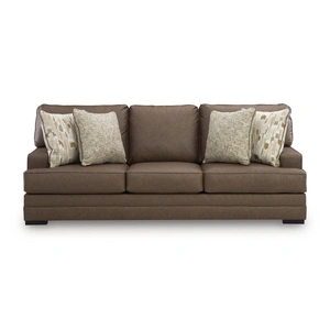 Ashley Furniture VillaCourt Faux Leather Sofa, Caramel