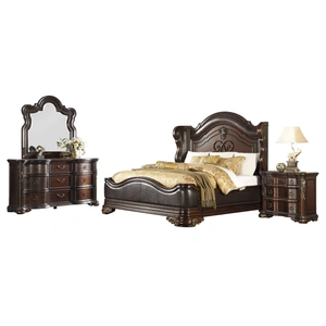 Homelegance Royal Highlands Bedroom Set, Rich Cherry