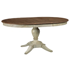 Kincaid Weatherford Milford Round Wood Extendable Dining Table