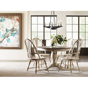 Kincaid Weatherford Milford/Bailys Round Wood Extendable Dining Room Set