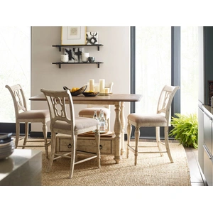 Kincaid Weatherford Kendal Fabric/Wood Counter Height Chair