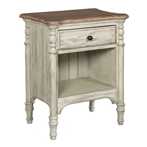 Kincaid Weatherford Wood 1-Drawer Open Nightstand