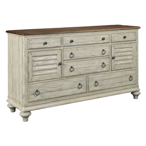 Kincaid Weatherford Ellesmere Wood 7-Drawer Dresser w/2 Doors