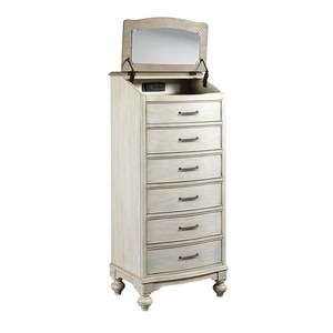 American Drew Litchfield Natick Wood Lingerie Chest w/6 Drawers, Sunwashed