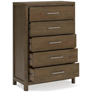 Ashley Furniture SM Cabalynn Wood Chest w/5 Drawers, Light Brown