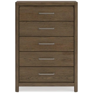 Ashley Furniture SM Cabalynn Wood Chest w/5 Drawers, Light Brown