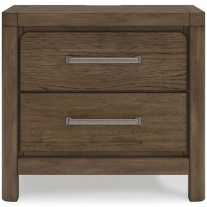 Ashley Furniture SM Cabalynn Wood Nightstand w/2 Drawers, Light Brown