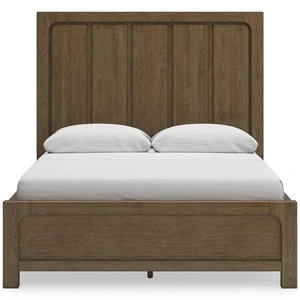 Ashley Furniture SM Cabalynn Wood Panel Bed w2 Drawers, Light Brown