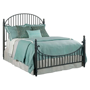 Kincaid Weatherford Catlins Metal Bed, Cornsilk