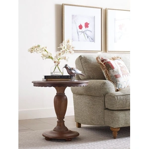Kincaid Weatherford Round Wood Accent Table