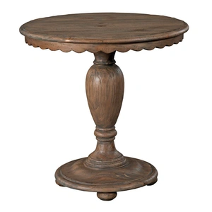 Kincaid Weatherford Round Wood Accent Table