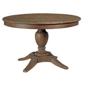 Kincaid Weatherford Milford Round Wood Extendable Dining Table