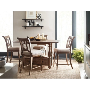 Kincaid Weatherford Kendal Fabric/Wood Counter Height Chair