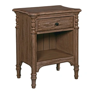 Kincaid Weatherford Wood 1-Drawer Open Nightstand