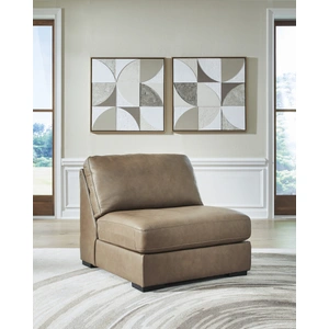 Ashley Furniture Veronella Leather 3-Piece Modular Sofa, Sahara