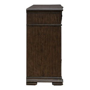 Liberty Furniture Provence Park Wood 8-Drawer Dresser, Chateau Brown