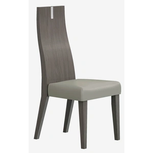 J&M Furniture Copenhagen Dining Chair, High Gloss Chestnut (Set of 2)