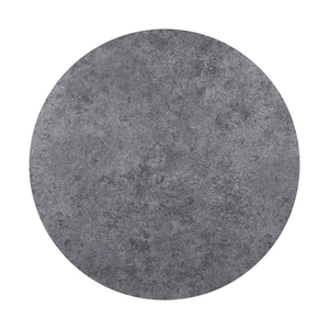 ACME Ansonia Faux Concrete Round Dining Table, Gray