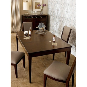 Kincaid Elise Rectangular Wood Extendable Dining Leg Table, Amaretto