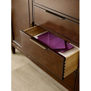 Kincaid Elise Maris Wood 4-Drawer Buffet w/2 Doors, Amaretto