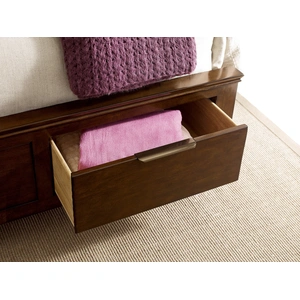 Kincaid Elise Spectrum Wood Storage Panel Bedroom Set, Amaretto