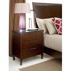 Kincaid Elise Wood 3-Drawer Nightstand, Amaretto