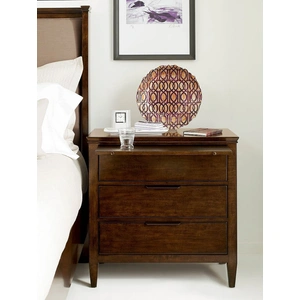 Kincaid Elise Wood 3-Drawer Bachelors Chest, Amaretto