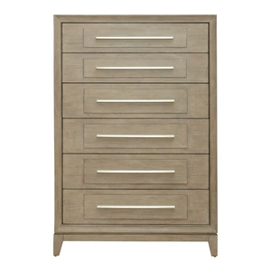 Liberty Furniture Brentwood Wood 6-Drawer Chest, Sandstone