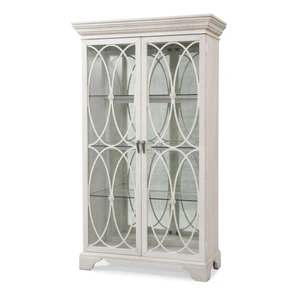 Legacy Classic Furniture SM Jasper County Wood Display Curio w/2 Doors, Dogwood