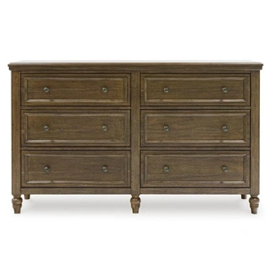 Ashley Furniture SM Sturlayne Wood Upholstered Panel Bedroom Set, Beige/Brown
