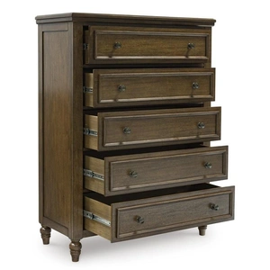 Ashley Furniture SM Sturlayne Wood Chest w/5 Drawers, Brown