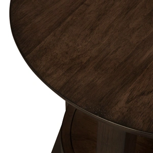 Liberty Furniture Ventura Blvd Round Wood End Table, Bronze Spice