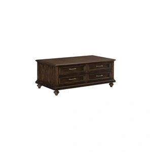 Homelegance Cardano Wood Coffee Table, Dark Brown