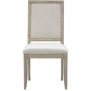 Homelegance Mckewen Modern Fabric Dining Side Chair, Light Gray (Set of 2)