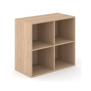 NARBUTAS Choice 2H Office Bookcase w/2 Shelves