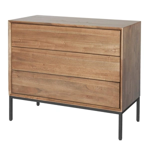NPD (New Pacific Direct) Hathaway KD Chest w/3 Drawers, Newton Brown