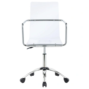 Coaster Amaturo Acrylic Seat Office Chair with Chromed Base
