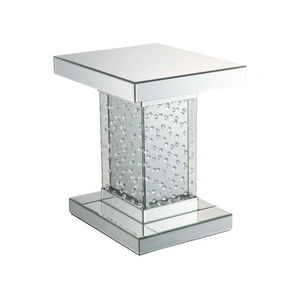 ACME Glam Nysa 80284 Mirrored/Faux Crystals End Table