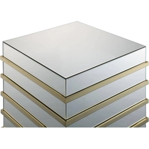 ACME Glam Osma 80332 Mirrored/Gold End Table