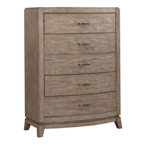 Liberty Furniture Avalon Wood 5-Drawer Chest, Burnished Beige
