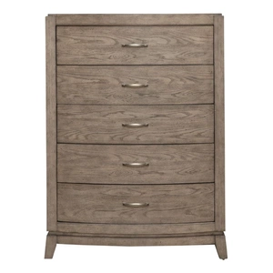 Liberty Furniture Avalon Wood 5-Drawer Chest, Burnished Beige