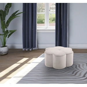 Meridian Furniture Daisy Velvet Ottoman