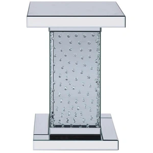 ACME Glam Nysa 81412 Mirrored/Faux Crystals End Table