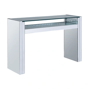 ACME Glam Nysa 81473 Mirrored/Faux Crystals Sofa Table