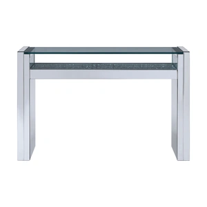 ACME Glam Nysa 81473 Mirrored/Faux Crystals Sofa Table