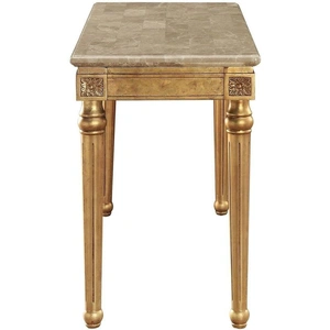 ACME Daesha Sofa Table w/Marble Top