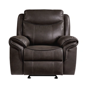 Homelegance Aram Glider Leatherette/Mircofiber Reclining Chair