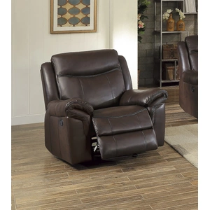 Homelegance Aram Glider Leatherette/Mircofiber Reclining Chair